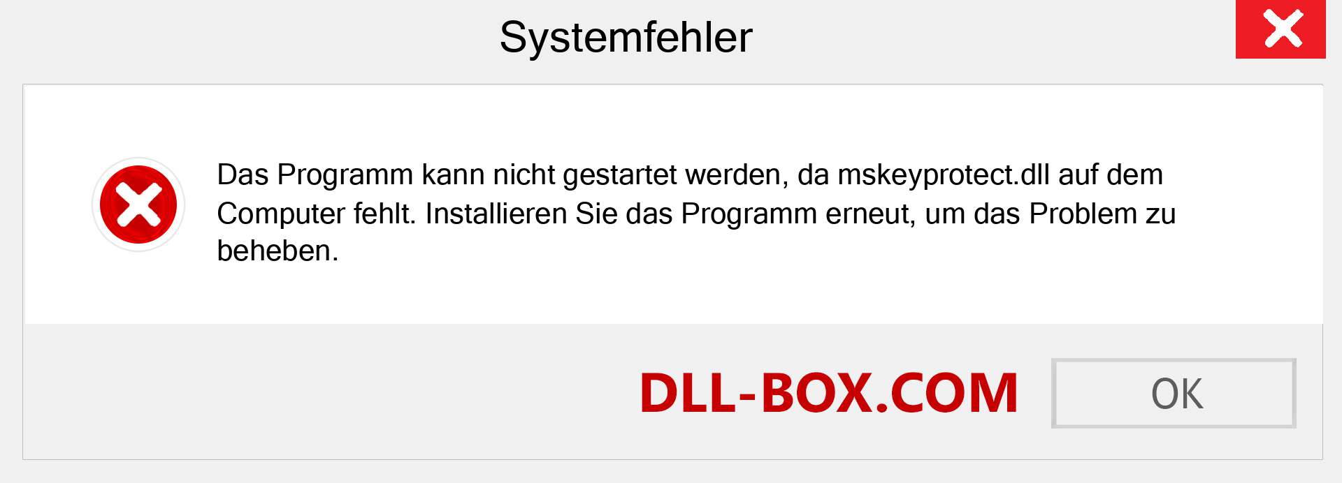 mskeyprotect.dll-Datei fehlt?. Download für Windows 7, 8, 10 - Fix mskeyprotect dll Missing Error unter Windows, Fotos, Bildern