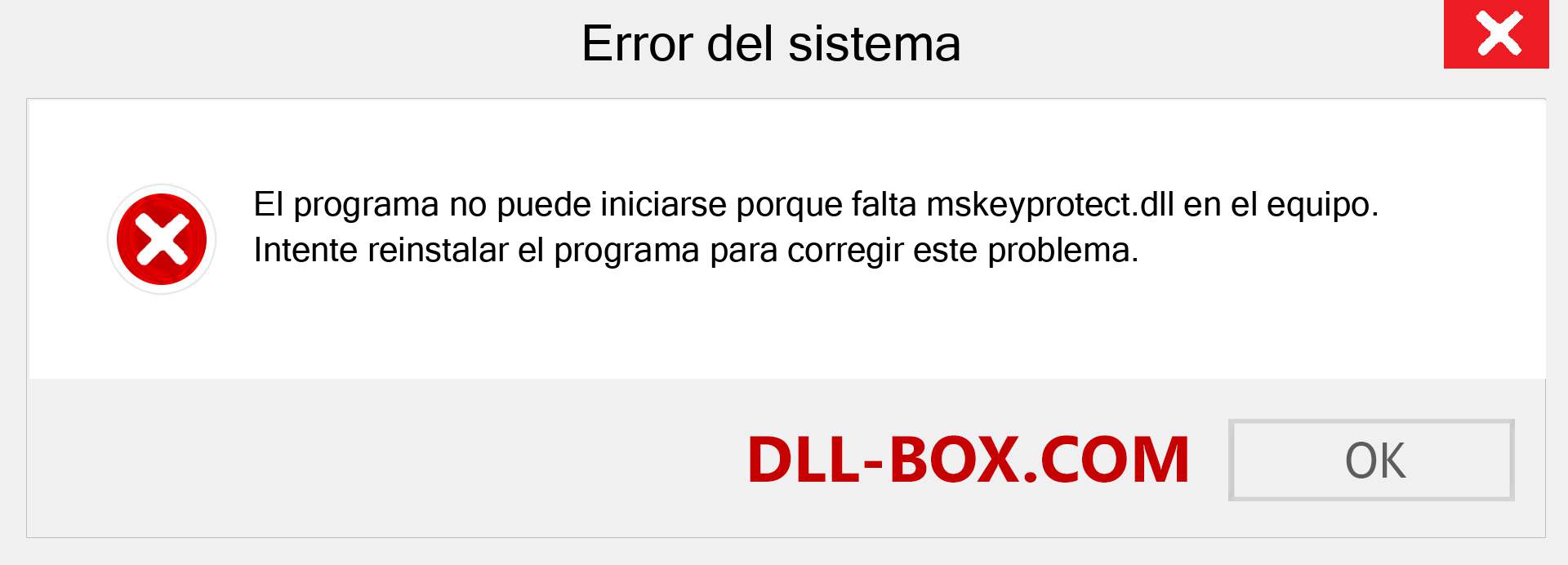 ¿Falta el archivo mskeyprotect.dll ?. Descargar para Windows 7, 8, 10 - Corregir mskeyprotect dll Missing Error en Windows, fotos, imágenes